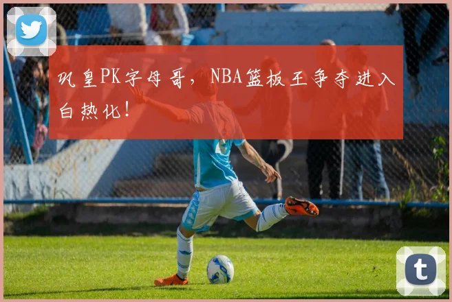 巩皇PK字母哥，NBA篮板王争夺进入白热化！